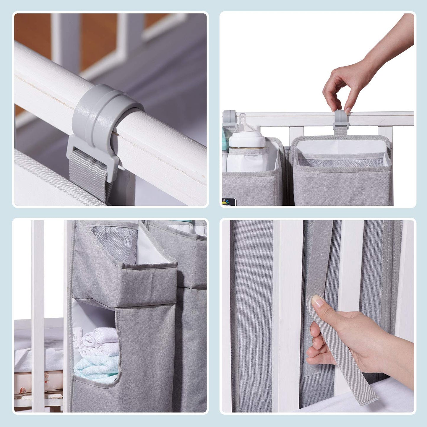 Baby Diaper Caddy with Dividers - My Baby Lounge