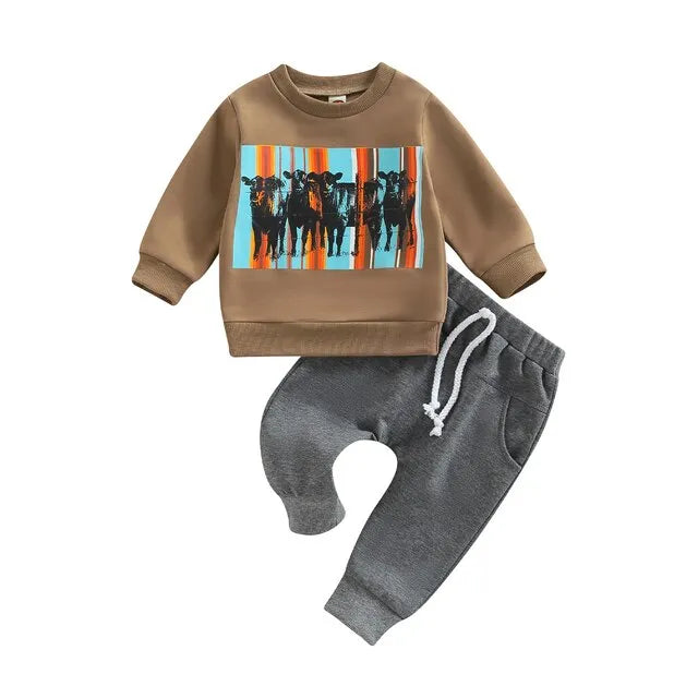 cow print baby clothes