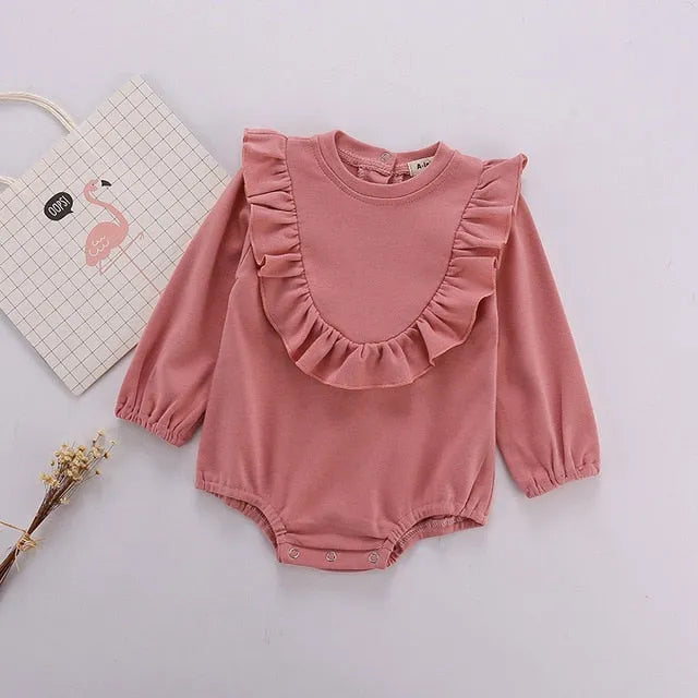 baby girl long sleeve bodysuit