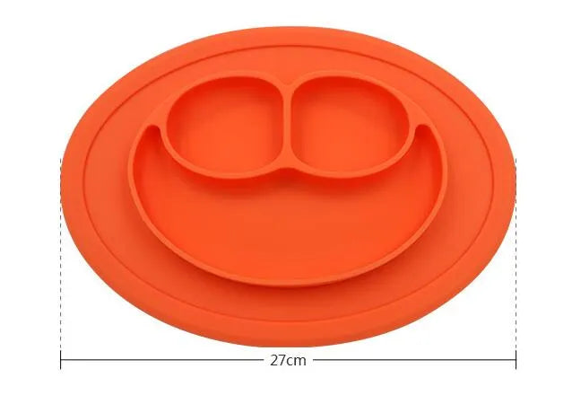 silicone baby plate