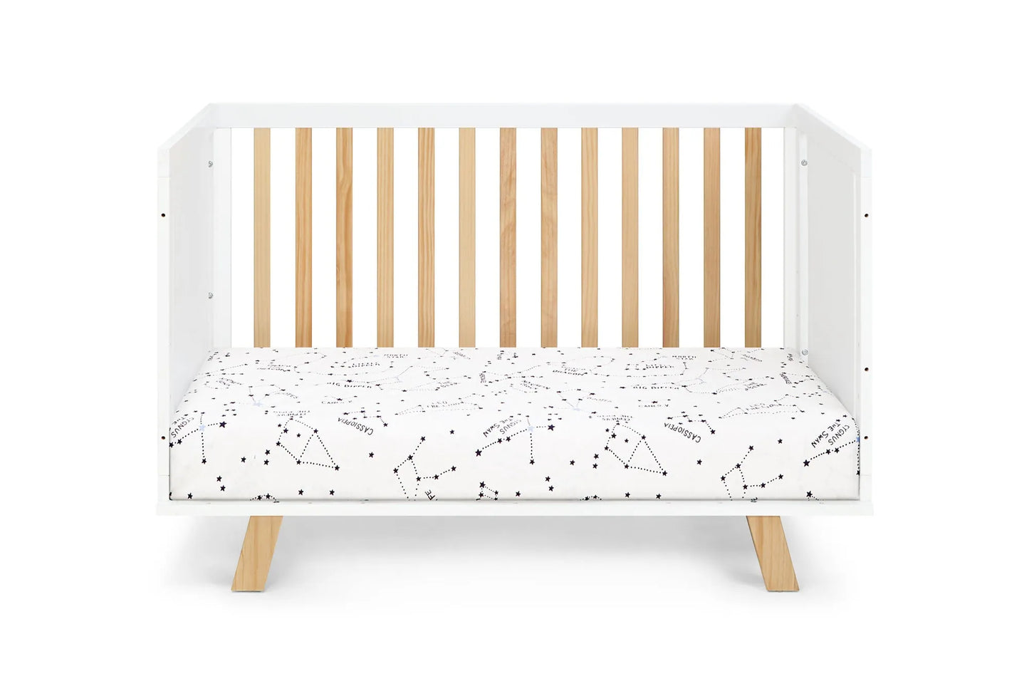 White Convertible baby Crib