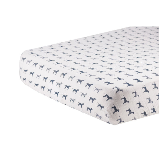 Dalmatian Cotton Muslin Crib Sheet - My Baby Lounge