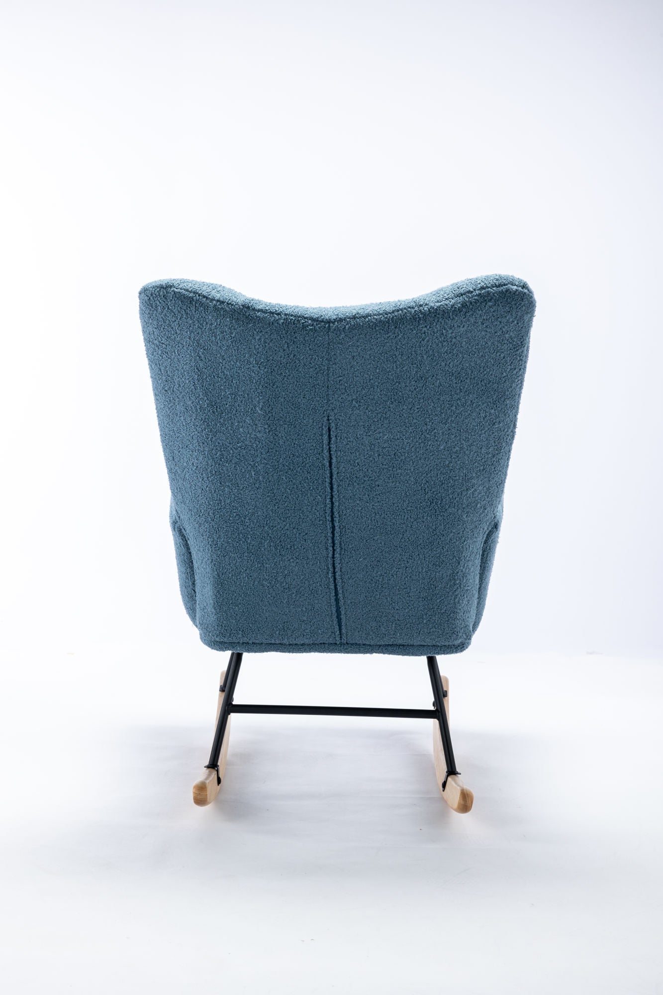 Soft Teddy Velvet Fabric Rocking Chair