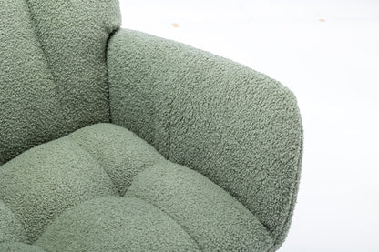 Soft Teddy Velvet Fabric Rocking Chair