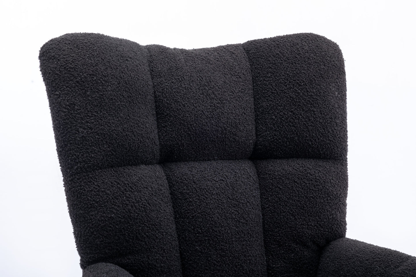 Soft Teddy Velvet Fabric Rocking Chair