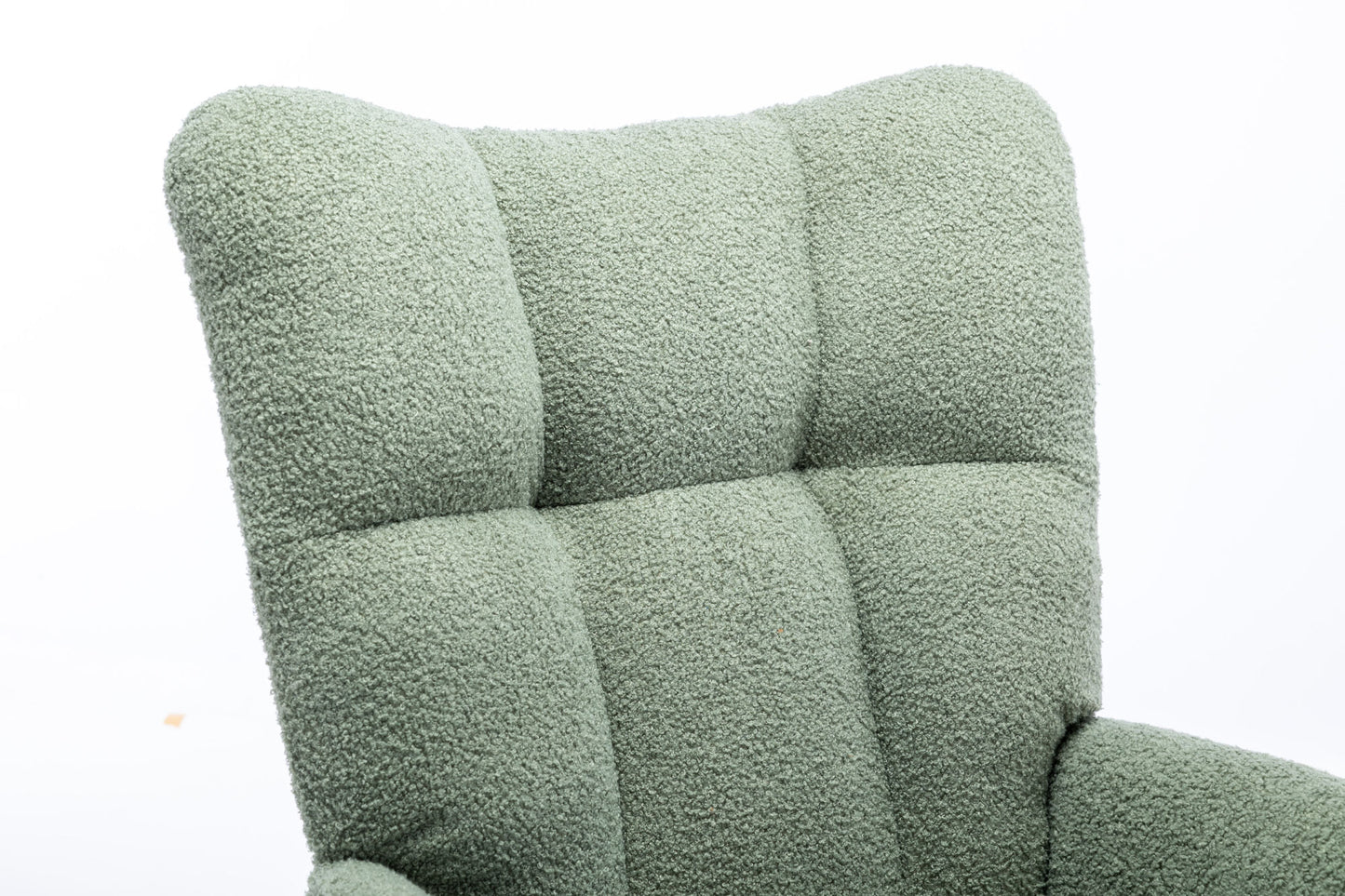 Soft Teddy Velvet Fabric Rocking Chair