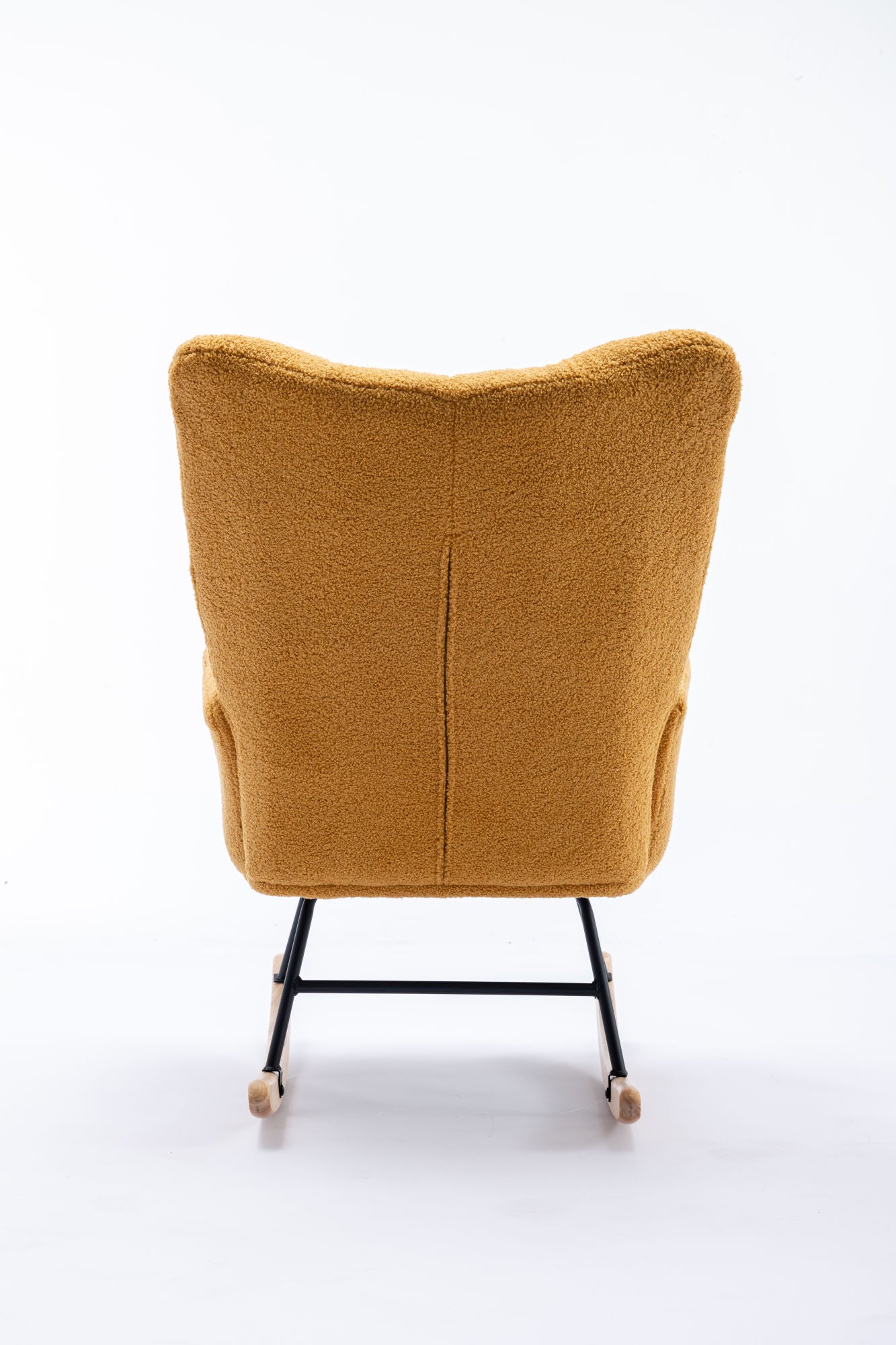 Soft Teddy Velvet Fabric Rocking Chair