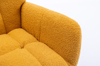 Soft Teddy Velvet Fabric Rocking Chair