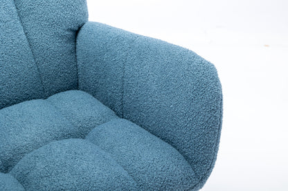 Soft Teddy Velvet Fabric Rocking Chair