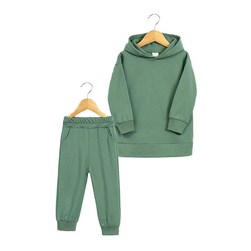 girls green sweater and pants
