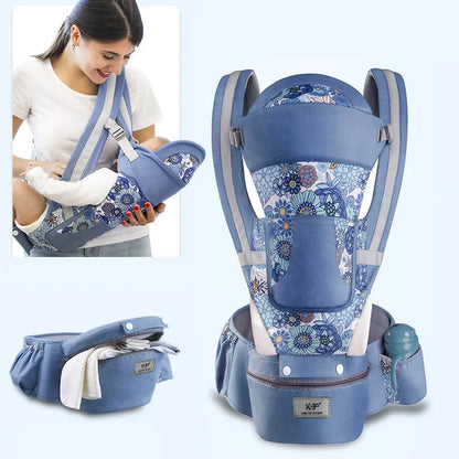 Newborn Ergonomic Baby Carrier with Hip Seat