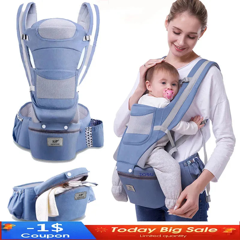 Baby Carrier with Hip Seat