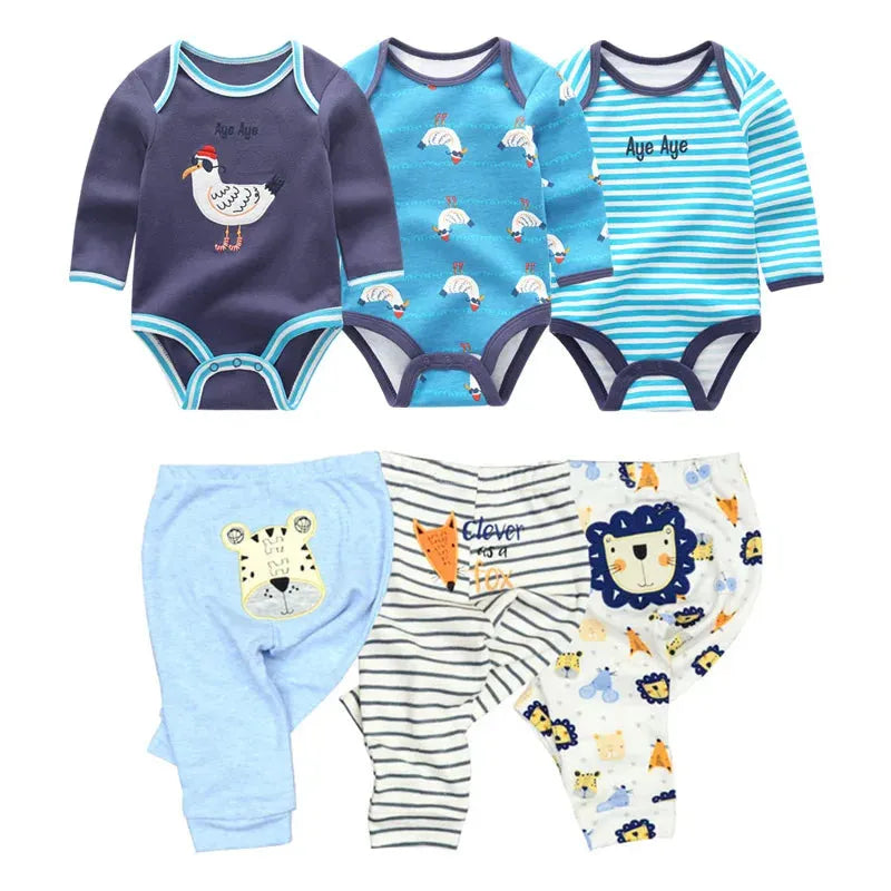 baby boy and girl pants and Bodysuits sets
