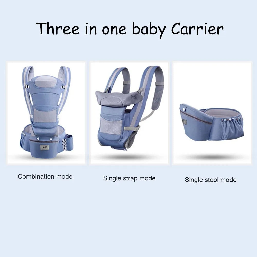 Newborn Ergonomic Baby Carrier with Hip Seat