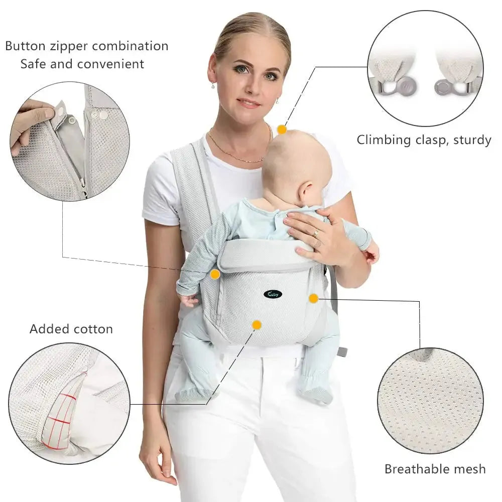 Ergonomic Organic Cotton Baby Carrier